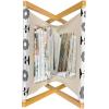 Ambesonne Heart Magazine and Book Holder, Illustration of Grungy Sketch Look Love Repetitive Romantic Valentines Day, Floor Rack Decor for Interior of Home & Office, 22″ x 19″, Pink and Dark Maroon(Dimgray and Charcoal Grey)