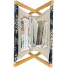 Ambesonne Heart Magazine and Book Holder, Illustration of Grungy Sketch Look Love Repetitive Romantic Valentines Day, Floor Rack Decor for Interior of Home & Office, 22″ x 19″, Pink and Dark Maroon(Multicolor and Sage Green)