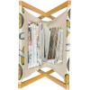 Ambesonne Hearts Magazine and Book Holder, Bicycles and Heart and Romantic Scene Valentine’s Day Theme, Floor Rack Decor for Interior of Home & Office, 22″ x 19″, Dark Grey and White(Ivory Multicolor)