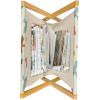 Ambesonne Hearts Magazine and Book Holder, Bicycles and Heart and Romantic Scene Valentine’s Day Theme, Floor Rack Decor for Interior of Home & Office, 22″ x 19″, Dark Grey and White(Eggshell and Multicolor)