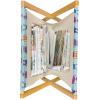 Ambesonne Hearts Magazine and Book Holder, Bicycles and Heart and Romantic Scene Valentine’s Day Theme, Floor Rack Decor for Interior of Home & Office, 22″ x 19″, Dark Grey and White(Pale Blue and Multicolor)