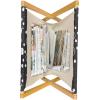 Ambesonne Hearts Magazine and Book Holder, Bicycles and Heart and Romantic Scene Valentine’s Day Theme, Floor Rack Decor for Interior of Home & Office, 22″ x 19″, Dark Grey and White(Dark Grey and White)