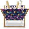 Ambesonne Hearts Magazine and Book Holder, Bicycles and Heart and Romantic Scene Valentine’s Day Theme, Floor Rack Decor for Interior of Home & Office, 22″ x 19″, Dark Grey and White(Indigo and Multicolor)