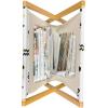 Ambesonne I Love You Magazine and Book Holder, Hand Writing with Infinity Romantic Red Hearts Valentines Day Theme, Floor Rack Decor for Interior of Home & Office, 22″ x 19″, Red Black White(Yellow Black White)