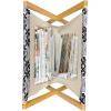 Ambesonne I Love You Magazine and Book Holder, Hand Writing with Infinity Romantic Red Hearts Valentines Day Theme, Floor Rack Decor for Interior of Home & Office, 22″ x 19″, Red Black White(Black and Pale Grey)
