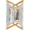 Ambesonne I Love You Magazine and Book Holder, Hand Writing with Infinity Romantic Red Hearts Valentines Day Theme, Floor Rack Decor for Interior of Home & Office, 22″ x 19″, Red Black White(Pale Green Pale Blue)