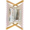 Ambesonne Love Magazine and Book Holder, Love Valentines Day Calligraphy Illustration Ornament Illustration Art, Floor Rack Decor for Interior of Home & Office, 22″ x 19″, Vermilion Black(Red Rose White)