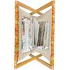 Ambesonne Love Magazine and Book Holder, Love Valentines Day Calligraphy Illustration Ornament Illustration Art, Floor Rack Decor for Interior of Home & Office, 22″ x 19″, Vermilion Black(Vermilion Orange)