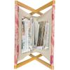 Ambesonne Romantic Magazine and Book Holder, Flowers Hearts Valentines Celebration Birthday Lovers Twiggy Branches, Floor Rack Decor for Interior of Home & Office, 22″ x 19″, Coral Pale Peach Pink(Coral Pale Peach Pink)