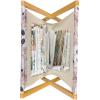Ambesonne Romantic Magazine and Book Holder, Flowers Hearts Valentines Celebration Birthday Lovers Twiggy Branches, Floor Rack Decor for Interior of Home & Office, 22″ x 19″, Coral Pale Peach Pink(White Blush Black)