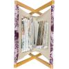 Ambesonne Romantic Magazine and Book Holder, Flowers Hearts Valentines Celebration Birthday Lovers Twiggy Branches, Floor Rack Decor for Interior of Home & Office, 22″ x 19″, Coral Pale Peach Pink(Pale Pink Plum)