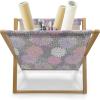 Ambesonne Romantic Magazine and Book Holder, Flowers Hearts Valentines Celebration Birthday Lovers Twiggy Branches, Floor Rack Decor for Interior of Home & Office, 22″ x 19″, Coral Pale Peach Pink(Blush Lilac Grey)