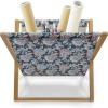 Ambesonne Romantic Magazine and Book Holder, Flowers Hearts Valentines Celebration Birthday Lovers Twiggy Branches, Floor Rack Decor for Interior of Home & Office, 22″ x 19″, Coral Pale Peach Pink(Charcoal Grey Coral Blue)