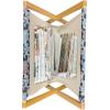 Ambesonne Romantic Magazine and Book Holder, Flowers Hearts Valentines Celebration Birthday Lovers Twiggy Branches, Floor Rack Decor for Interior of Home & Office, 22″ x 19″, Coral Pale Peach Pink(Charcoal Grey Coral Blue)