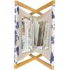 Ambesonne Romantic Magazine and Book Holder, Flowers Hearts Valentines Celebration Birthday Lovers Twiggy Branches, Floor Rack Decor for Interior of Home & Office, 22″ x 19″, Coral Pale Peach Pink(Lilac Purple White)