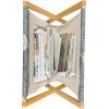 Ambesonne Romantic Magazine and Book Holder, Flowers Hearts Valentines Celebration Birthday Lovers Twiggy Branches, Floor Rack Decor for Interior of Home & Office, 22″ x 19″, Coral Pale Peach Pink(Grey Coconut Sage Green)