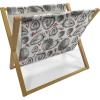 Grey Vermilion and White