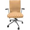 Ambesonne Romantic Office Chair Cover, Valentines Day Inspired Love Couple Sign Hearts and Retro Polka Dots, Stretchable Decorative Universal Size High Back Printed Slipcover, Coral Pale Orange Blue(Coral Pale Orange Blue)