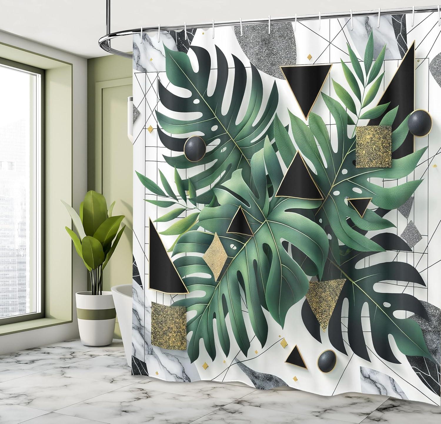 imageAmbesonne Blue Shower Curtain Floral Eucalyptus Branches Romantic Botanical Weeping Flowers in Cold Tones Cloth Fabric Bathroom Decor Set with Hooks 69 W x 75 L Laurel Green Sea BlueEmerald Dark Grey Dimgray
