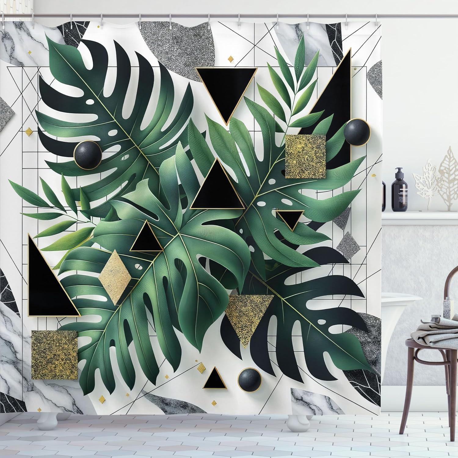 imageAmbesonne Blue Shower Curtain Floral Eucalyptus Branches Romantic Botanical Weeping Flowers in Cold Tones Cloth Fabric Bathroom Decor Set with Hooks 69 W x 75 L Laurel Green Sea BlueEmerald Dark Grey Dimgray