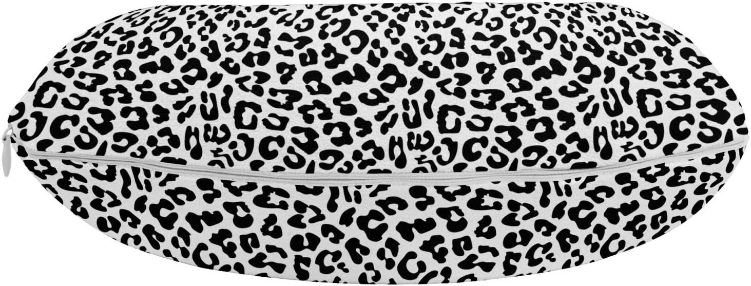imageAmbesonne Eiffel Travel Pillow Neck Rest Romantic Valentines Day Eiffel Tower City of Love Doodle Style Heart Shapes Memory Foam Traveling Accessory for Airplane and Car 12 Maroon WhiteBlack White