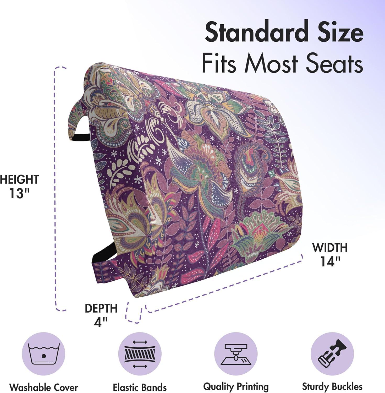 imageAmbesonne Eiffel Travel Pillow Neck Rest Romantic Valentines Day Eiffel Tower City of Love Doodle Style Heart Shapes Memory Foam Traveling Accessory for Airplane and Car 12 Maroon WhiteMauve Green