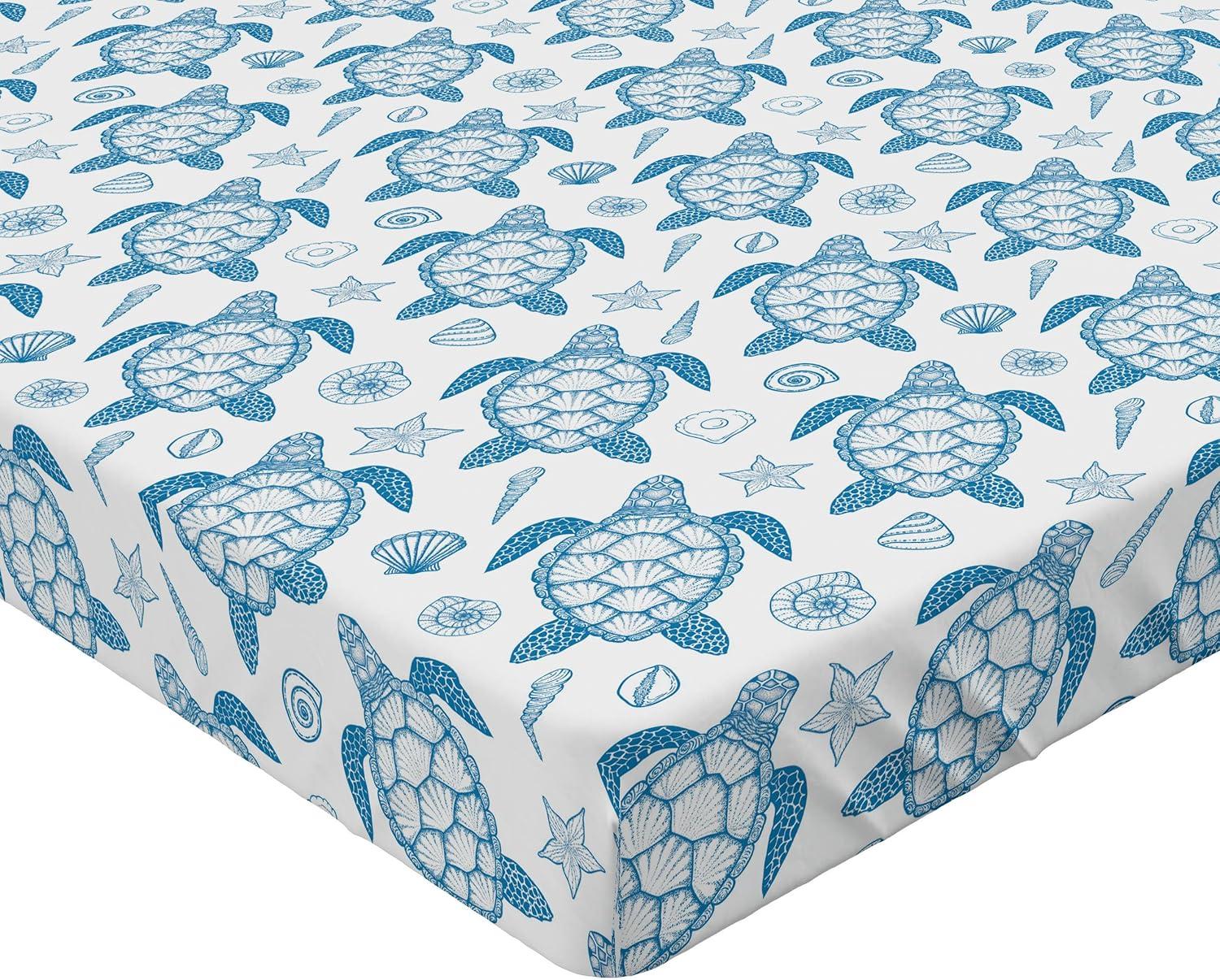 imageAmbesonne Floral Art Fitted Sheet Set Modern Scandi Flowers Leaves on Tartan Plaid Back Butterfly Valentine 2 Pack Comfortable Bedding AllRound Elastic Pocket Twin Size Blush White Grey PinkWhite and Blue