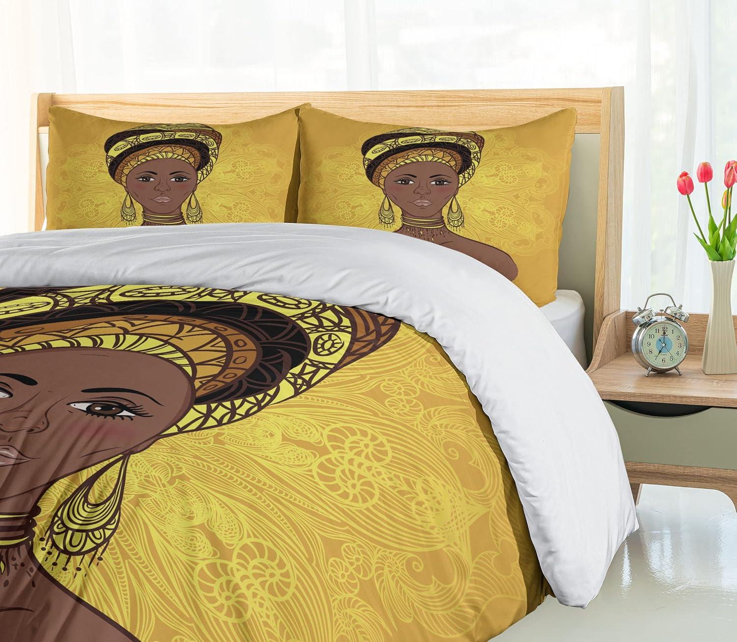 imageAmbesonne Love Duvet Cover Set Valentines Day Words with Hearts Frame on Vertical Lines Romantic Calligraphy Decorative 2 Piece Bedding Set with 1 Pillow Sham Twin Size Pink Red BlushYellow Brown