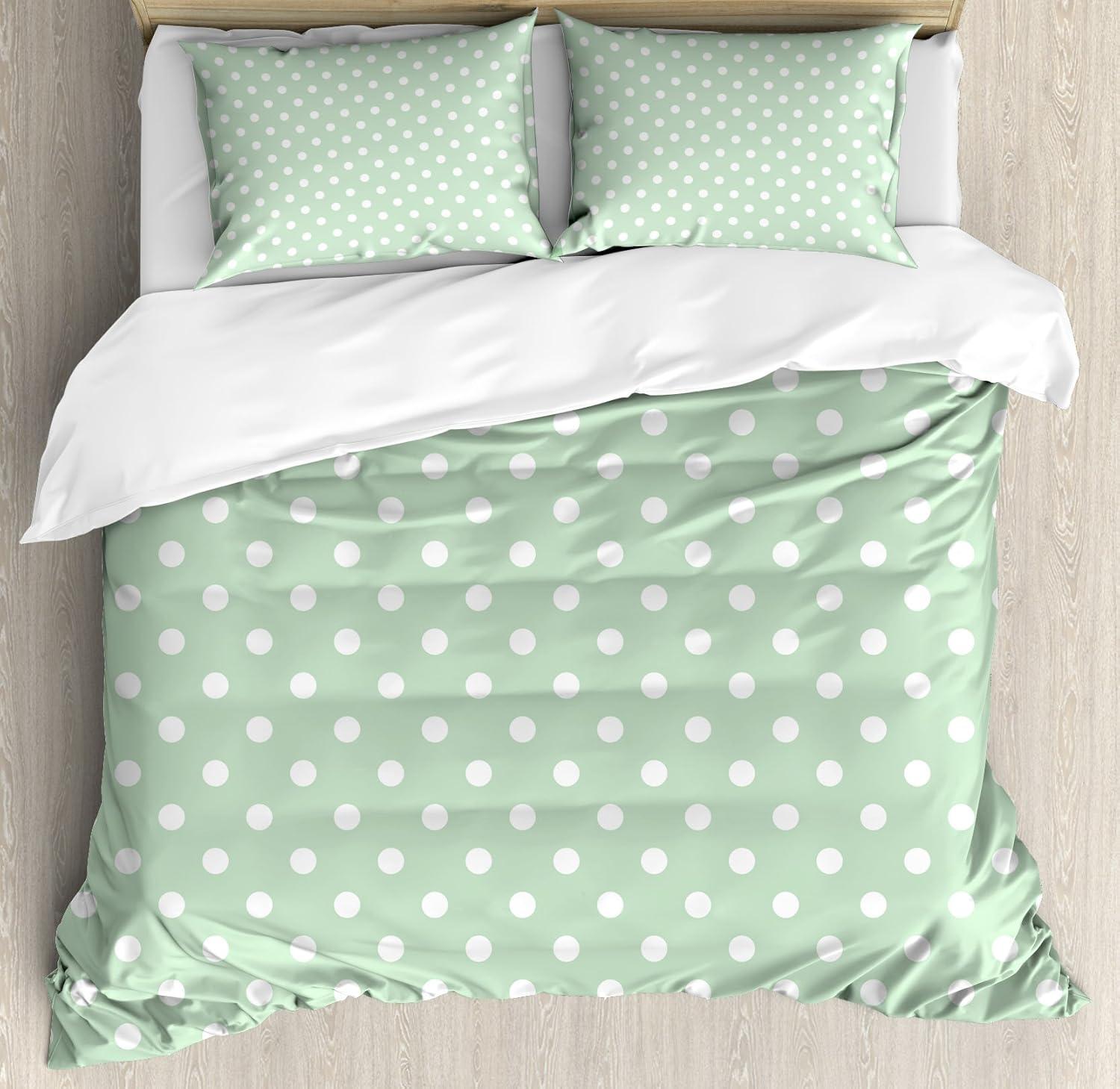 imageAmbesonne Love Duvet Cover Set Valentines Day Words with Hearts Frame on Vertical Lines Romantic Calligraphy Decorative 2 Piece Bedding Set with 1 Pillow Sham Twin Size Pink Red BlushMint Green and White