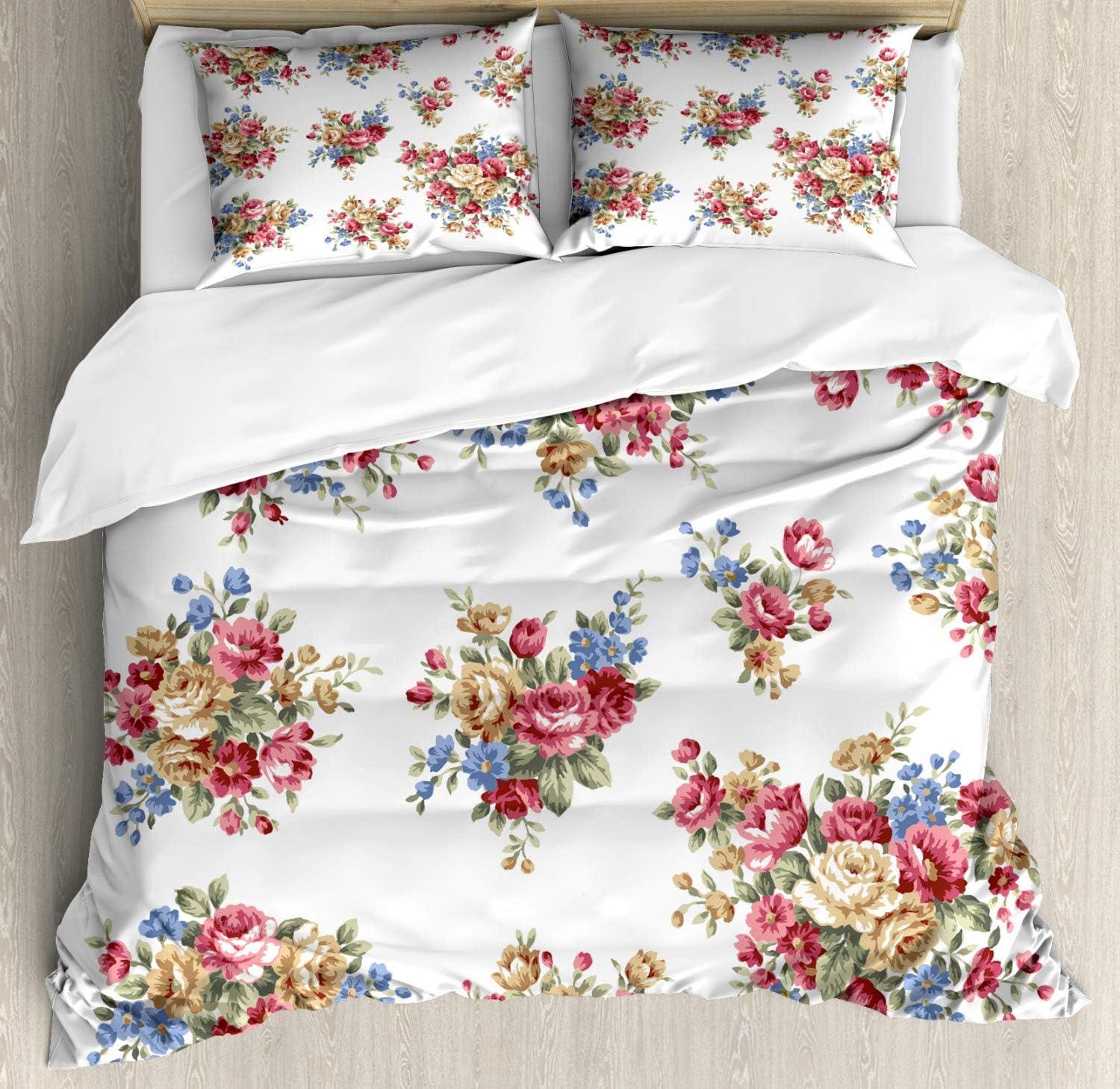 imageAmbesonne Love Duvet Cover Set Valentines Day Words with Hearts Frame on Vertical Lines Romantic Calligraphy Decorative 2 Piece Bedding Set with 1 Pillow Sham Twin Size Pink Red BlushDark Coral Blue Tan