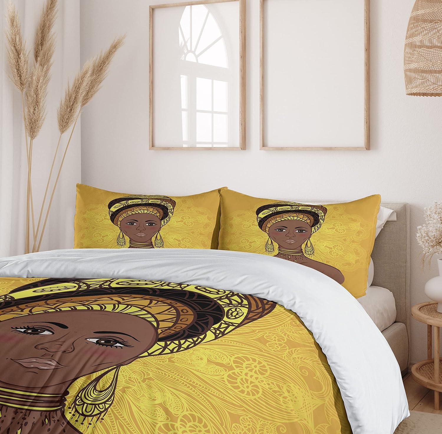 imageAmbesonne Love Duvet Cover Set Valentines Day Words with Hearts Frame on Vertical Lines Romantic Calligraphy Decorative 2 Piece Bedding Set with 1 Pillow Sham Twin Size Pink Red BlushYellow Brown