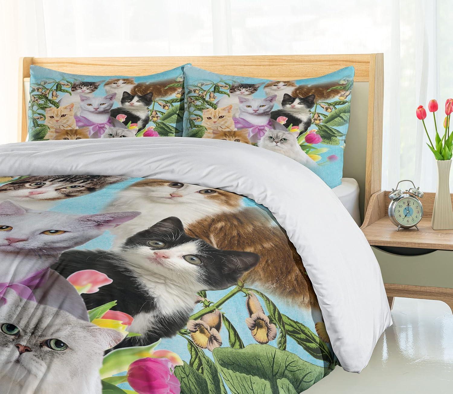 imageAmbesonne Love Duvet Cover Set Valentines Day Words with Hearts Frame on Vertical Lines Romantic Calligraphy Decorative 2 Piece Bedding Set with 1 Pillow Sham Twin Size Pink Red BlushBlack Beige