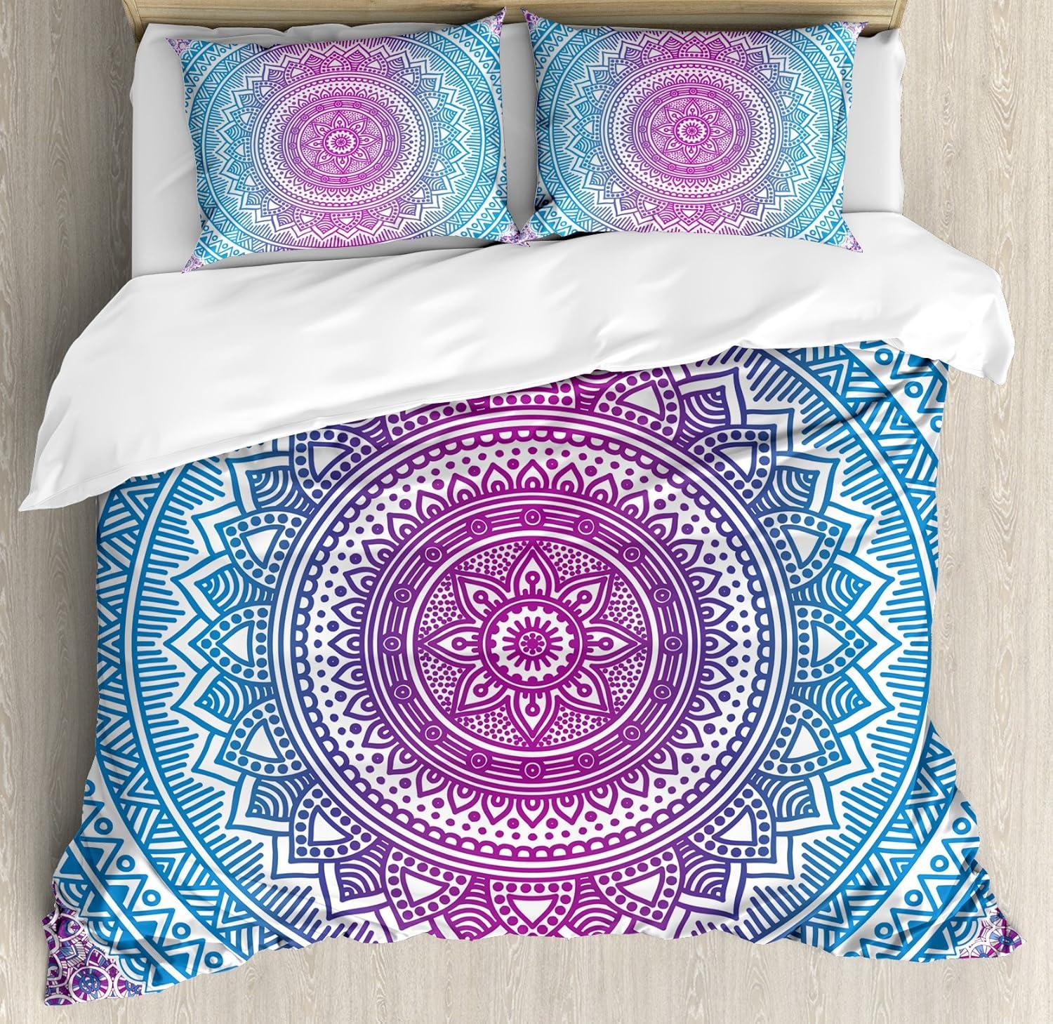 imageAmbesonne Love Duvet Cover Set Valentines Day Words with Hearts Frame on Vertical Lines Romantic Calligraphy Decorative 2 Piece Bedding Set with 1 Pillow Sham Twin Size Pink Red BlushBlue White and Violet