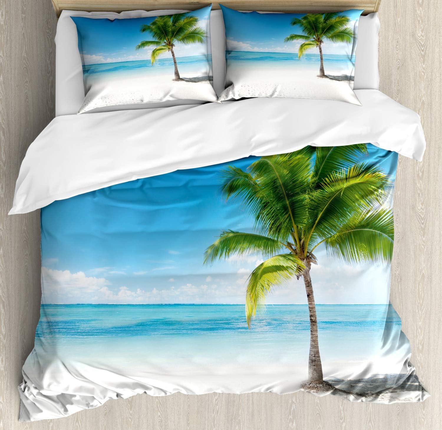 imageAmbesonne Love Duvet Cover Set Valentines Day Words with Hearts Frame on Vertical Lines Romantic Calligraphy Decorative 2 Piece Bedding Set with 1 Pillow Sham Twin Size Pink Red BlushSky Blue Green and White