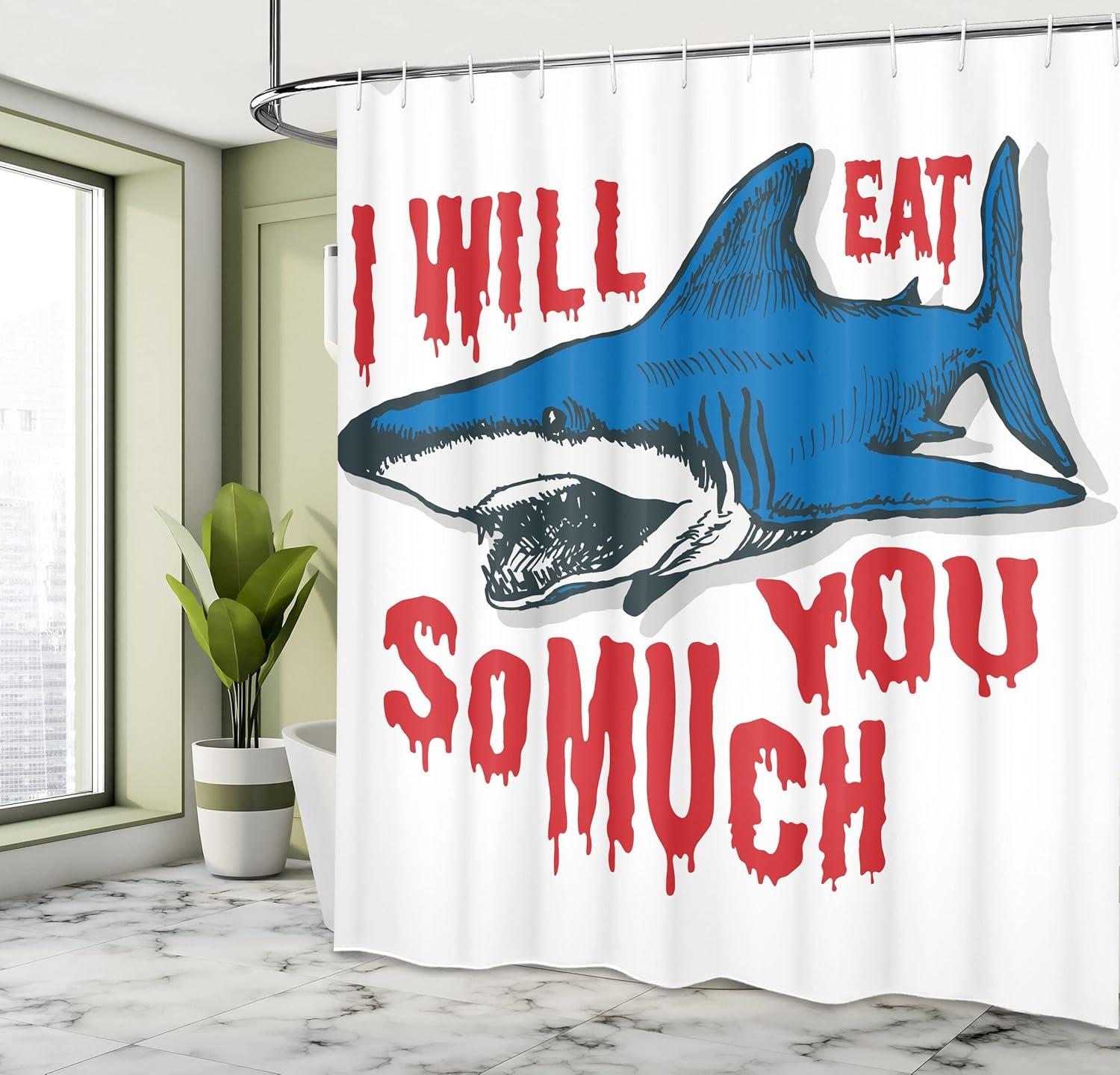 imageAmbesonne Romantic Shower Curtain Couple in Love Walking in The City Streets in Rainy Day Romance Dramatic Urban Scene Cloth Fabric Bathroom Decor Set with Hooks 69 W x 84 L Sepia RedAzure Red