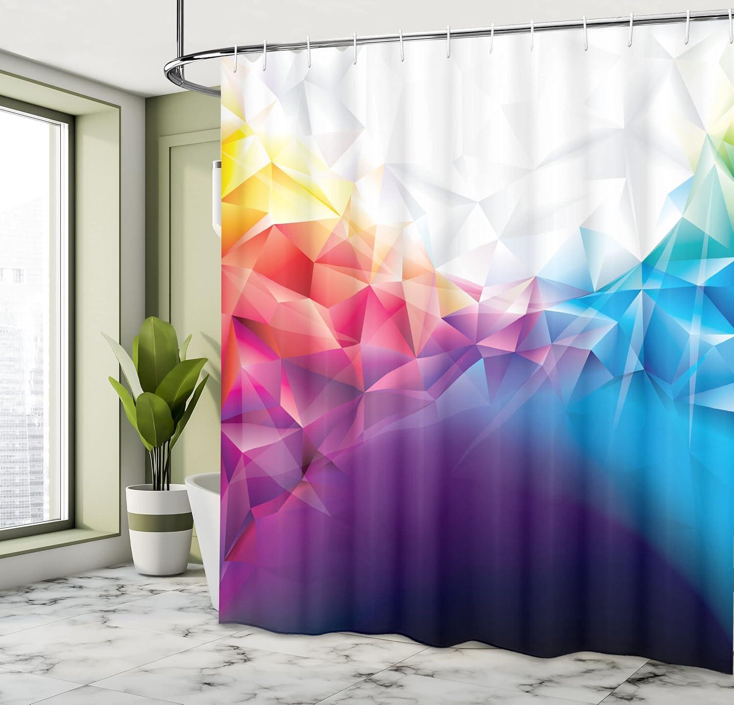 imageAmbesonne Romantic Shower Curtain Couple in Love Walking in The City Streets in Rainy Day Romance Dramatic Urban Scene Cloth Fabric Bathroom Decor Set with Hooks 69 W x 84 L Sepia RedMulti Color