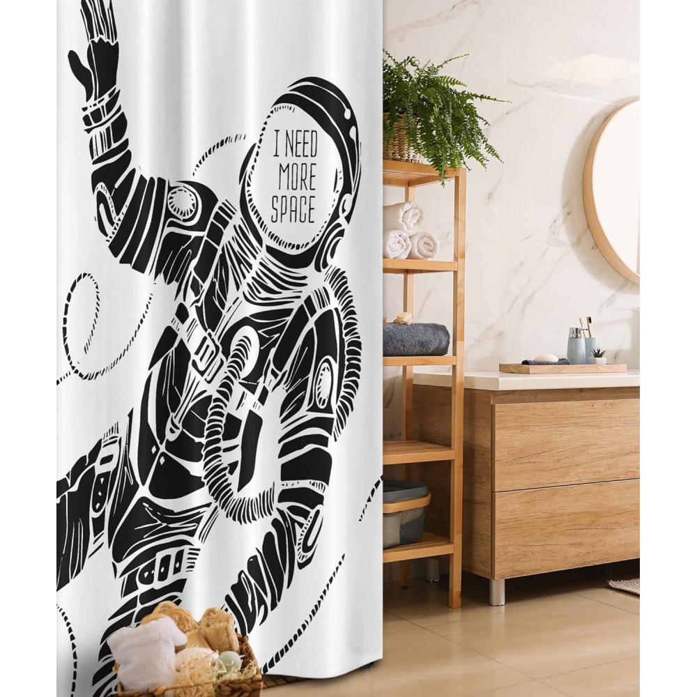 imageAmbesonne Romantic Shower Curtain Couple in Love Walking in The City Streets in Rainy Day Romance Dramatic Urban Scene Cloth Fabric Bathroom Decor Set with Hooks 69 W x 84 L Sepia RedBlack Cream