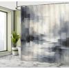 Ambesonne Blue Shower Curtain, Floral Eucalyptus Branches Romantic Botanical Weeping Flowers in Cold Tones, Cloth Fabric Bathroom Decor Set with Hooks, 69″ W x 75″ L, Laurel Green Sea Blue(Eggshell Blue Grey)