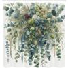 Ambesonne Blue Shower Curtain, Floral Eucalyptus Branches Romantic Botanical Weeping Flowers in Cold Tones, Cloth Fabric Bathroom Decor Set with Hooks, 69″ W x 75″ L, Laurel Green Sea Blue(Laurel Green Slate Blue)