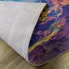 Ambesonne Canyon Place Mats Set of 4, Aerial View of Epic Grand Canyon Activity of River Stream Over Rock Plateau Print, Washable Fabric Placemats for Dining Table, Standard Size, Blue Tan