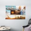 Ambesonne Customizable Tapestry with Photos, Wide Wall Hanging for Bedroom Living Room Dorm, Personalized Décor Accent Piece for All Seasons Christmas & Valentines Day Custom Gift, 3 Photos, 60″ X 40″(7 Photos)