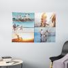 Ambesonne Customizable Tapestry with Photos, Wide Wall Hanging for Bedroom Living Room Dorm, Personalized Décor Accent Piece for All Seasons Christmas & Valentines Day Custom Gift, 3 Photos, 60″ X 40″(5 Photos)
