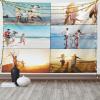 Ambesonne Customizable Tapestry with Photos, Wide Wall Hanging for Bedroom Living Room Dorm, Personalized Décor Accent Piece for All Seasons Christmas & Valentines Day Custom Gift, 3 Photos, 60″ X 40″(4 Photos)