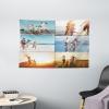 Ambesonne Customizable Tapestry with Photos, Wide Wall Hanging for Bedroom Living Room Dorm, Personalized Décor Accent Piece for All Seasons Christmas & Valentines Day Custom Gift, 3 Photos, 60″ X 40″(6 Photos)