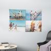 Ambesonne Customizable Tapestry with Photos, Wide Wall Hanging for Bedroom Living Room Dorm, Personalized Décor Accent Piece for All Seasons Christmas & Valentines Day Custom Gift, 3 Photos, 60″ X 40″(4 Photos)