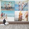 Ambesonne Customizable Tapestry with Photos, Wide Wall Hanging for Bedroom Living Room Dorm, Personalized Décor Accent Piece for All Seasons Christmas & Valentines Day Custom Gift, 3 Photos, 60″ X 40″(1 Photo)