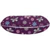 Ambesonne Eiffel Travel Pillow Neck Rest, Romantic Valentines Day Eiffel Tower City of Love Doodle Style Heart Shapes, Memory Foam Traveling Accessory for Airplane and Car, 12″, Maroon White(Purple)