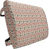 Ambesonne Eiffel Travel Pillow Neck Rest, Romantic Valentines Day Eiffel Tower City of Love Doodle Style Heart Shapes, Memory Foam Traveling Accessory for Airplane and Car, 12″, Maroon White(Vermilion Cream Black)