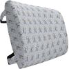 Ambesonne Eiffel Travel Pillow Neck Rest, Romantic Valentines Day Eiffel Tower City of Love Doodle Style Heart Shapes, Memory Foam Traveling Accessory for Airplane and Car, 12″, Maroon White(Lavender Blue Tan)