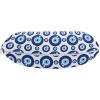 Ambesonne Eiffel Travel Pillow Neck Rest, Romantic Valentines Day Eiffel Tower City of Love Doodle Style Heart Shapes, Memory Foam Traveling Accessory for Airplane and Car, 12″, Maroon White(White Blue)